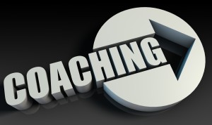 Coaching Concept With an Arrow Going Upwards 3D